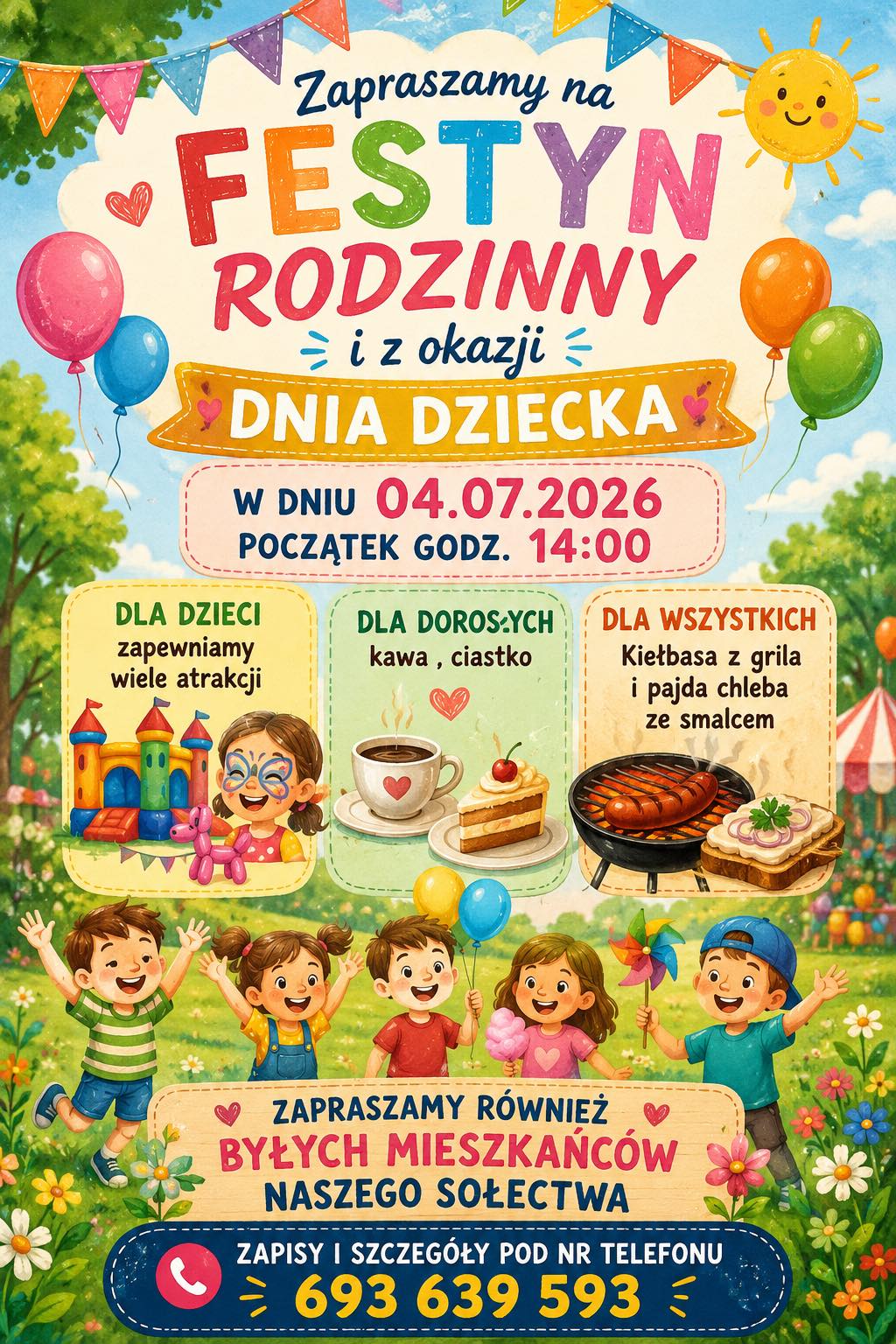 Festyn Rodzinny i z okazji Dnia Dziecka w Wolenicach
