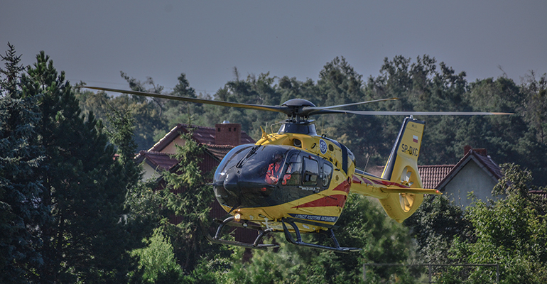 Dwukrotna interwencja śmigłowca LPR