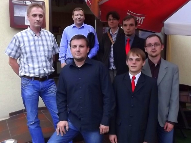 Od lewej u góry: Artur Bednarz, Paweł Bieniaszczyk, Katarzyna Kierstein - Pietrzak, Łukasz Cichy. Od lewej u dołu: Tomasz Reim, Paweł Krynicki, Rafał Kulawiecki