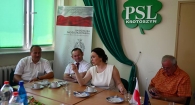 Andżelika Możdżanowska odwiedziła sztab PSL