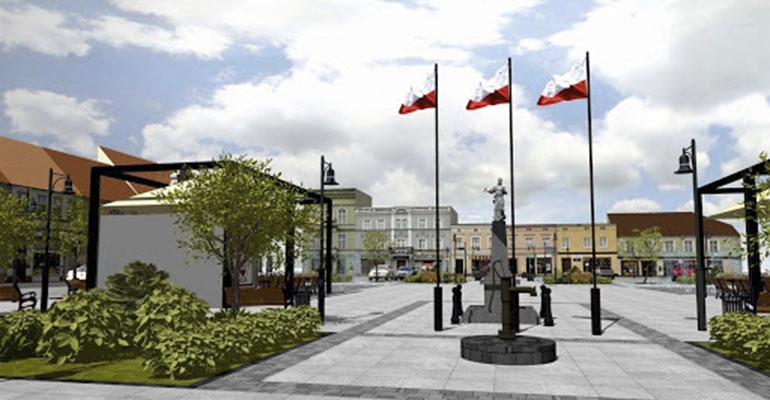 Centralny plac miasta wymaga odnowienia