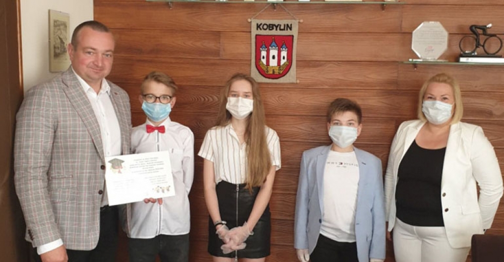 Stypendyści podziękowali burmistrzowi