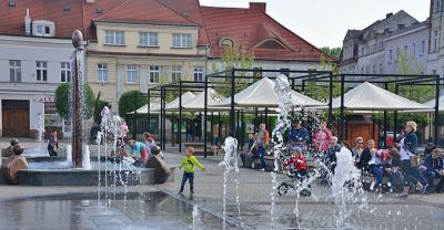 Zmiana repertuaru w fontannie