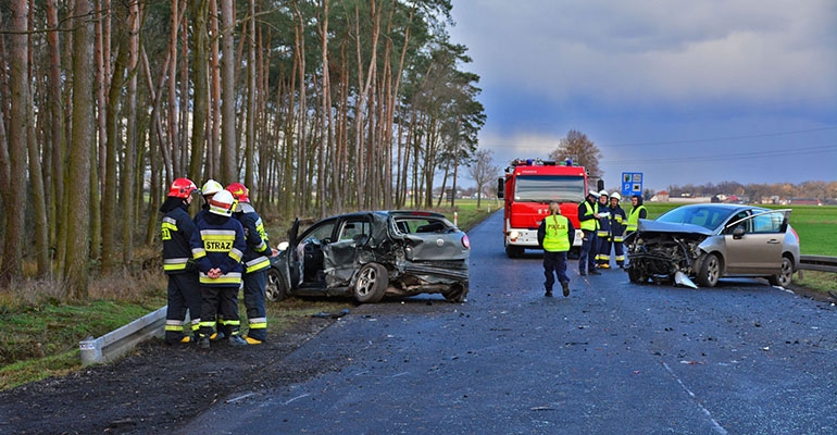 Zderzenie na krajówce