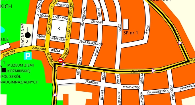 Zmiana ruchu w Koźminie Wlkp.[gallery]