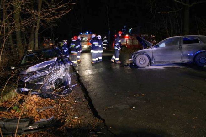 Wypadek na powiatówce 