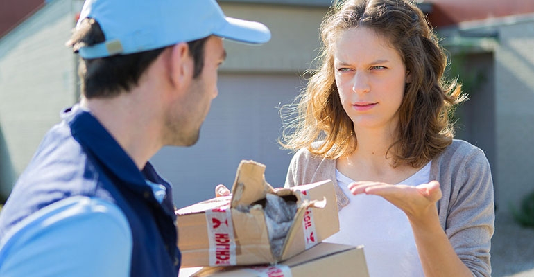 Zgubiona lub uszkodzona paczka
