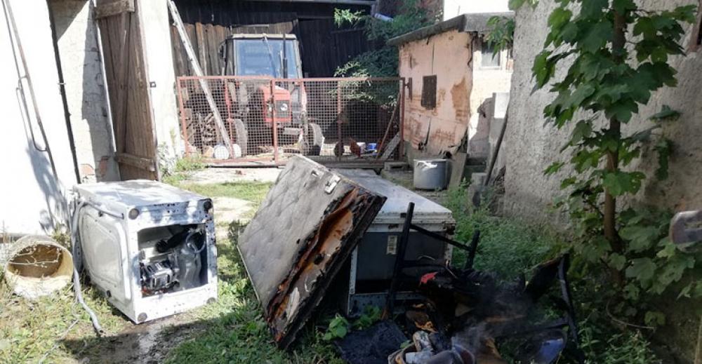 Groźny pożar w gospodarstwie