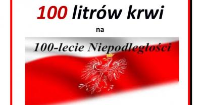 Akcja poboru krwi na 100-lecie Niepodległości
