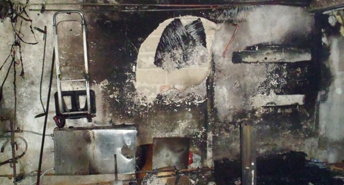 Pożar w kotłowni[gallery]