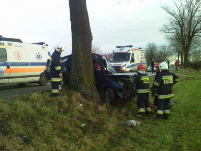 Pechowy Sylwester na drodze 