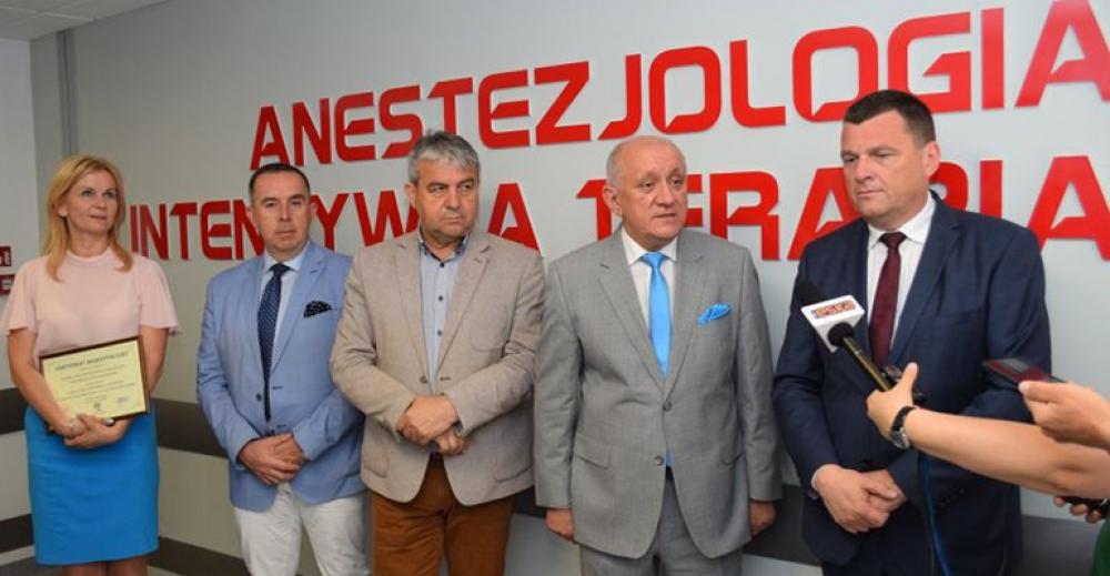 Certyfikat dla szpitala