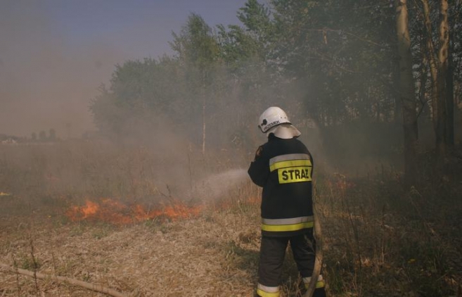 Pożar na ul. Żwirowej [gallery]