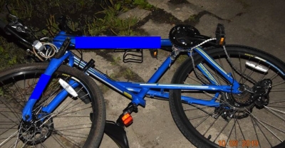 Potrącona rowerzystka