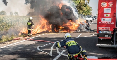Pożar stłumili druhowie z OSP Koźmin Wlkp.