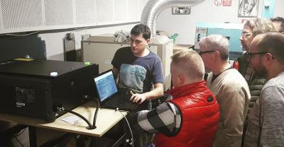 Nowy projektor w kinie