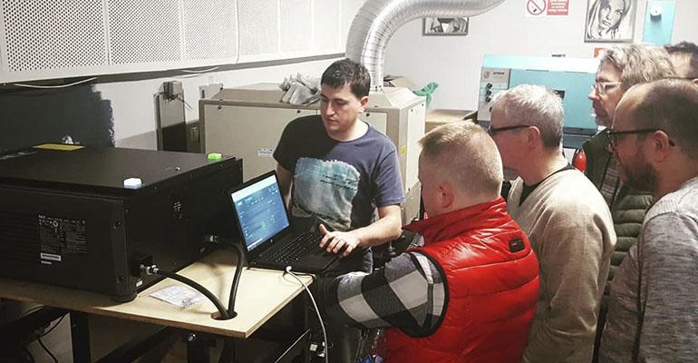 Nowy projektor w kinie