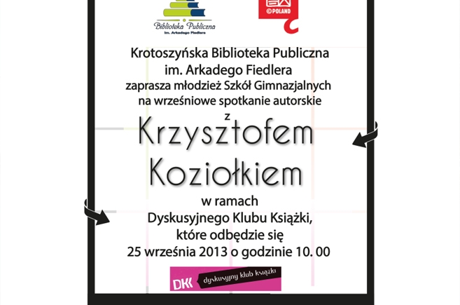 Spotkanie z Krzysztofem Koziołkiem