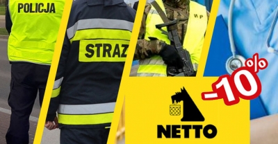 Zniżka w Netto dla służby zdrowia i mundurówki