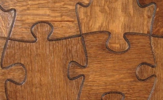 Podłoga z puzzli?