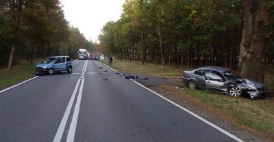 Czołowe zderzenie między Stawcem a Dziadkowem[gallery]