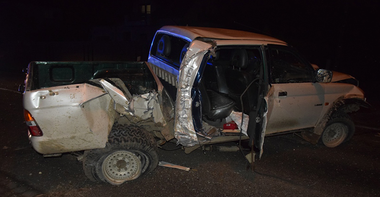 Pijany szarżował terenówką po Krośnicach