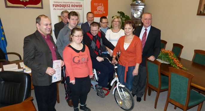 Nowy rower dla WTZ