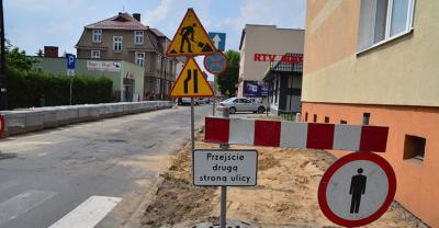 Ulica Słodowa remontowana