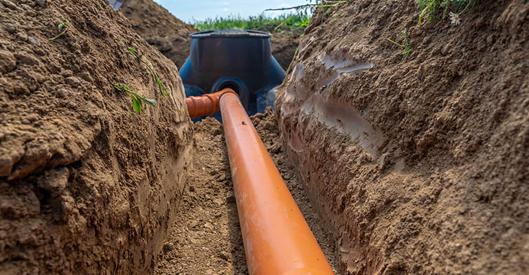 Pożyczka na budowę łącznika kanalizacji