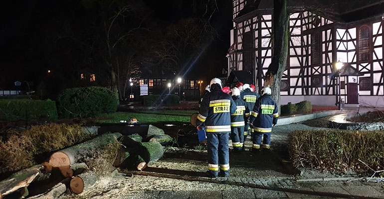 Wichura Julia szalała nad Miliczem