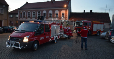 Mikołajkowy Konwój przejechał ulicami miasta