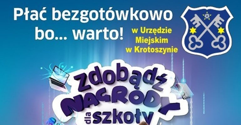Płac bezgotówkowo i wygraj sprzęt