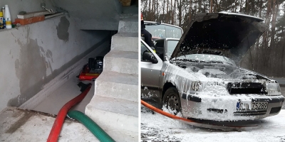 Pożar samochodu na Chachalni[gallery]