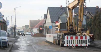 Trwa budowa kanalizacji w mieście