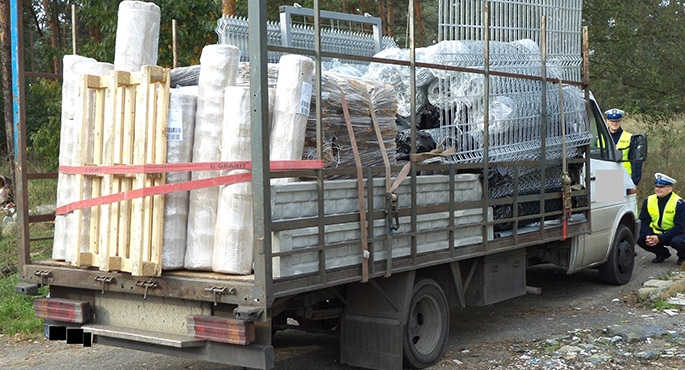 Przykład przeładowanego pojazdu