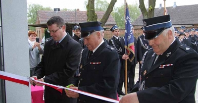 Poświęcenie obiektu dokonał ks. Krzysztof Matuszewski ze zdunowksiej parafi