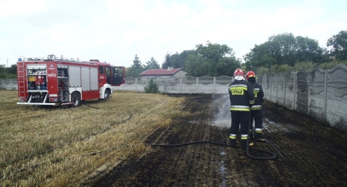 Pożar ścierniska[gallery]