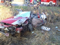 Zderzenie dwóch osobówek [gallery]