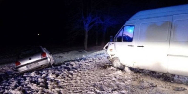 Warunki na drodze między Perzycami a Zdunami były fatalne