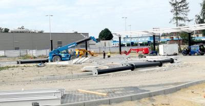 Trwa budowa Centrum Przesiadkowego