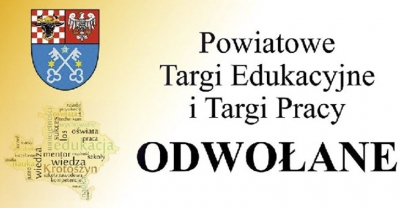 Targi edukacyjne odwołane