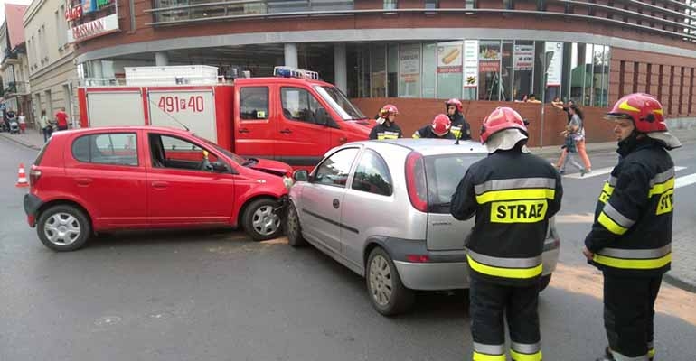 Wymusił pierwszeństwo na skrzyżowaniu