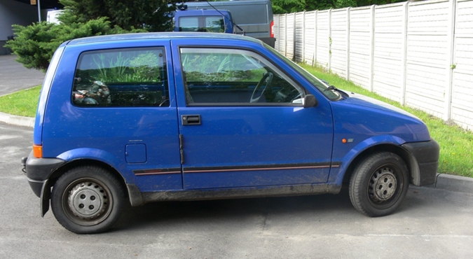 Skradzionego fiata znaleźli na złomie