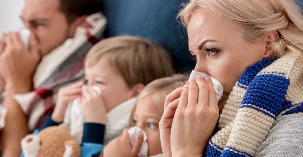 Zachorowania na grypę