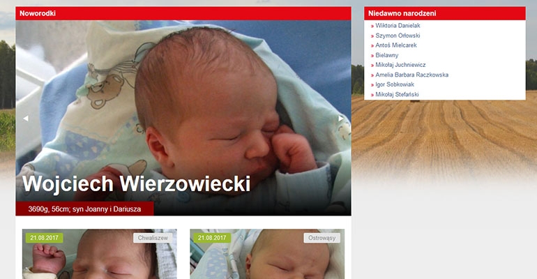 Nowy serwis: Noworodki