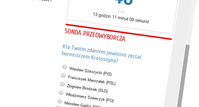 Kto na burmistrza? Zapraszamy do udziału w sondzie