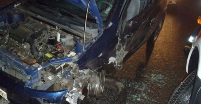 Pijana kobieta spowodowała wypadek