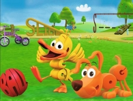 „Świat słów” to zabawa bajka, która w niebanalny sposób uczy maluchy języka angielskiego