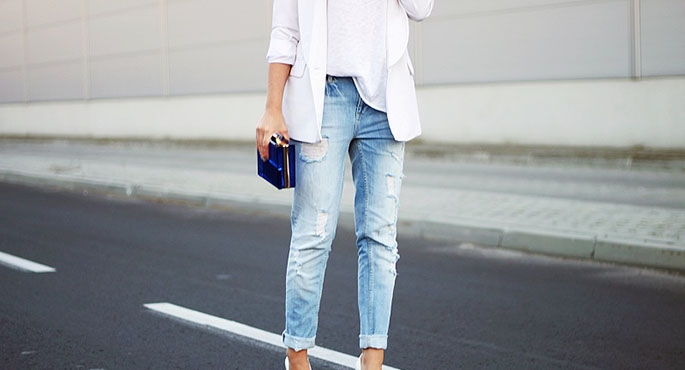 Dżinsy typu boyfriend królują w swobodnych stylizacjach!