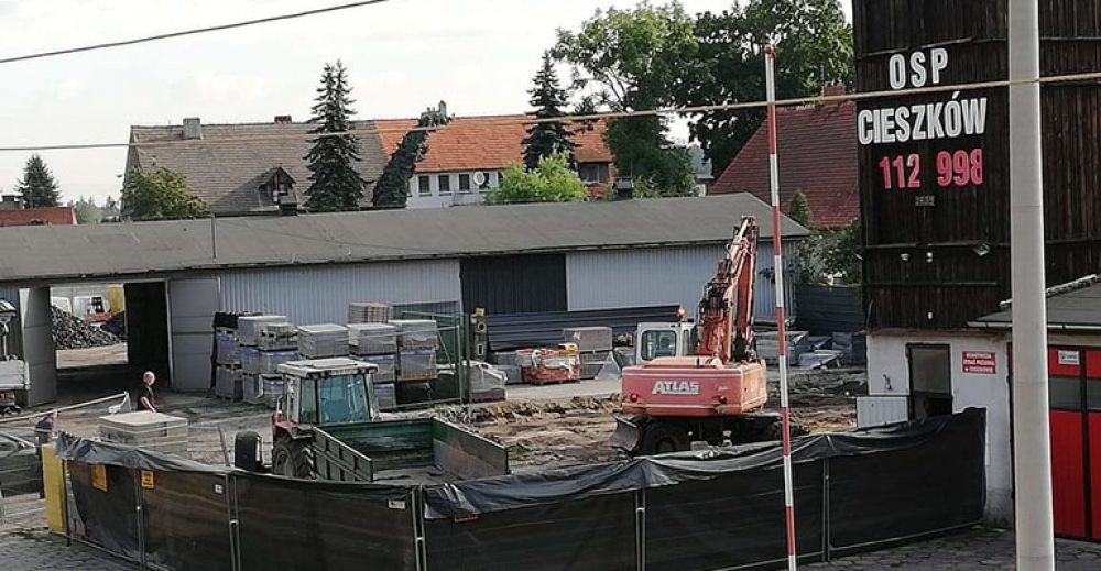 Rozpoczął się remont remizy OSP Cieszków